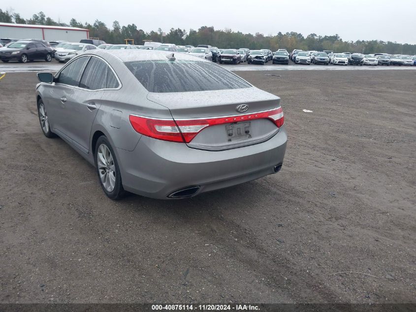 2012 Hyundai Azera VIN: KMHFG4JG8CA121233 Lot: 40875114