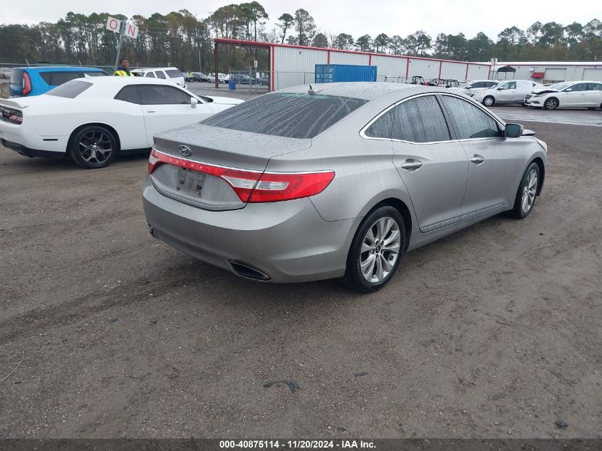 2012 Hyundai Azera VIN: KMHFG4JG8CA121233 Lot: 40875114