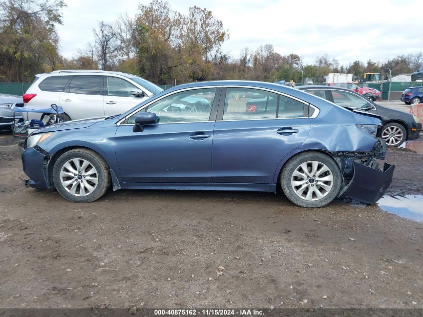 2016 Subaru Legacy 2.5I Premium VIN: 4S3BNBC61G3011927 Lot: 40875162