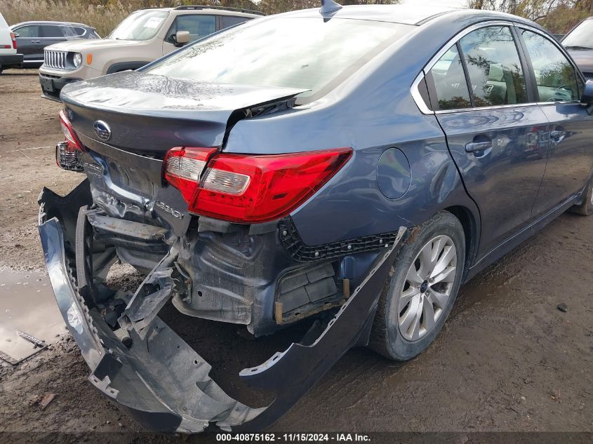 2016 Subaru Legacy 2.5I Premium VIN: 4S3BNBC61G3011927 Lot: 40875162