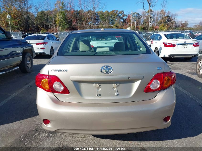 2009 Toyota Corolla Le VIN: 2T1BU40EX9C179389 Lot: 40875165