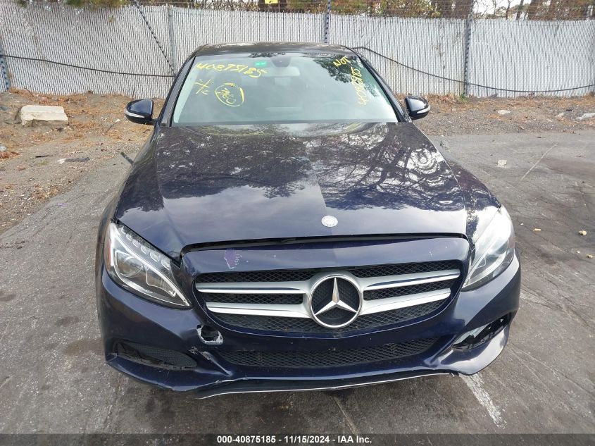 2015 Mercedes-Benz C 300 VIN: 55SWF4KB4FU001644 Lot: 40875185