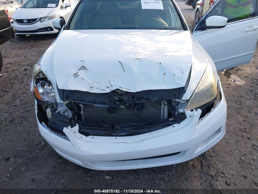 2006 HONDA ACCORD VIN: 1HGCM56756A186321