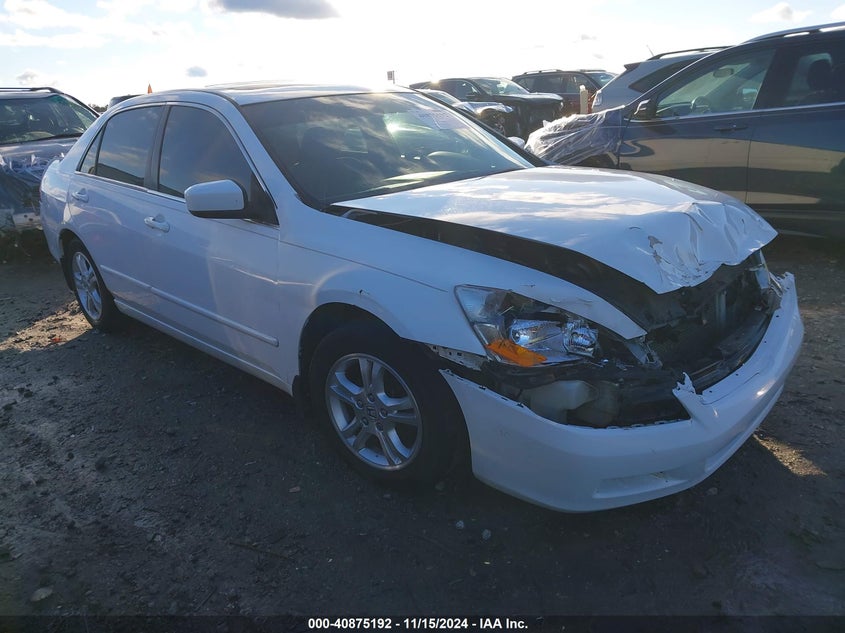 2006 HONDA ACCORD VIN: 1HGCM56756A186321