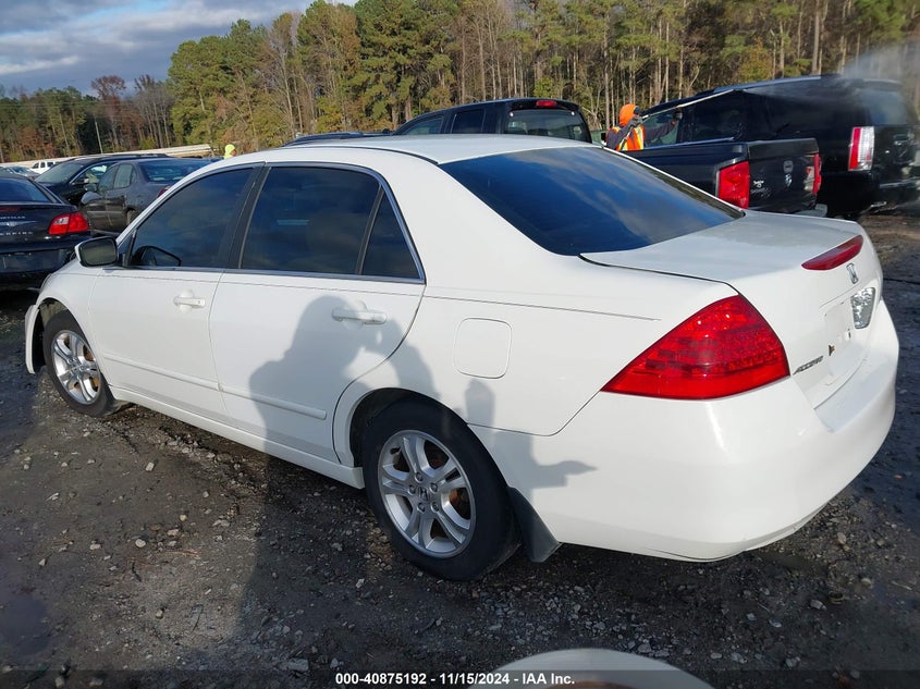 2006 HONDA ACCORD VIN: 1HGCM56756A186321