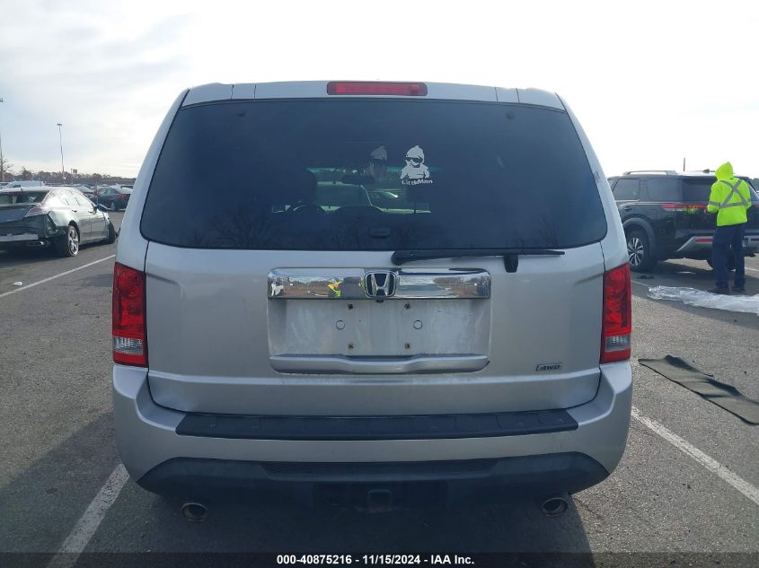 2013 Honda Pilot Ex-L VIN: 5FNYF4H59DB029920 Lot: 40875216