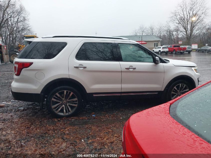 2017 Ford Explorer Platinum VIN: 1FM5K8HT2HGA09312 Lot: 40875217