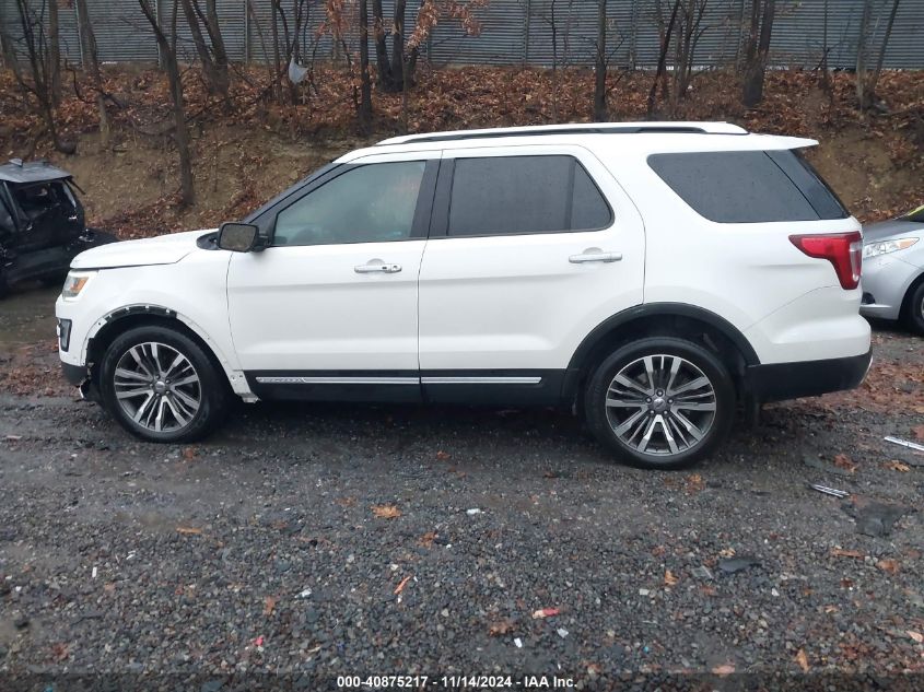 2017 Ford Explorer Platinum VIN: 1FM5K8HT2HGA09312 Lot: 40875217