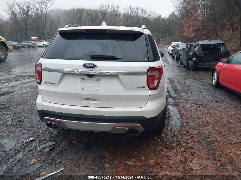 2017 Ford Explorer Platinum VIN: 1FM5K8HT2HGA09312 Lot: 40875217