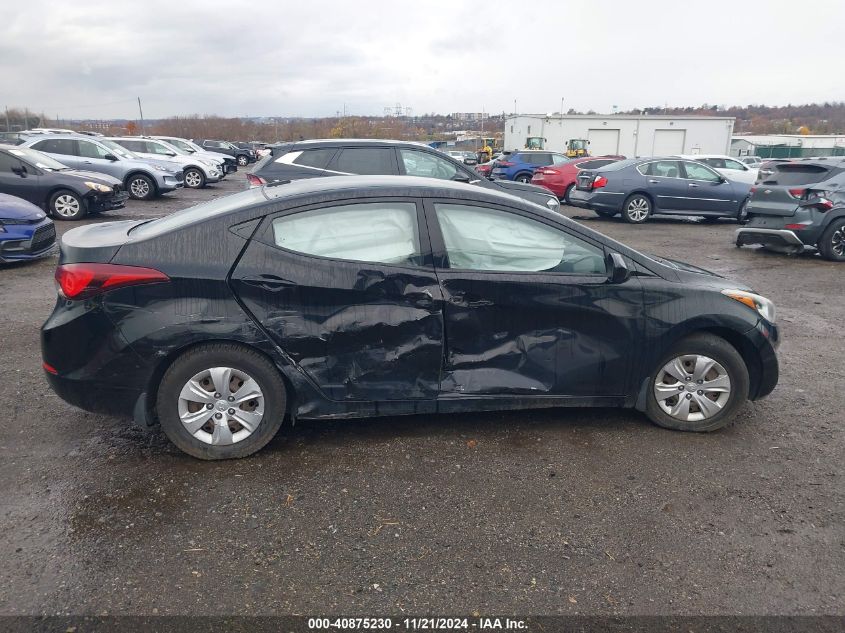 2016 Hyundai Elantra Se VIN: KMHDH4AEXGU544080 Lot: 40875230