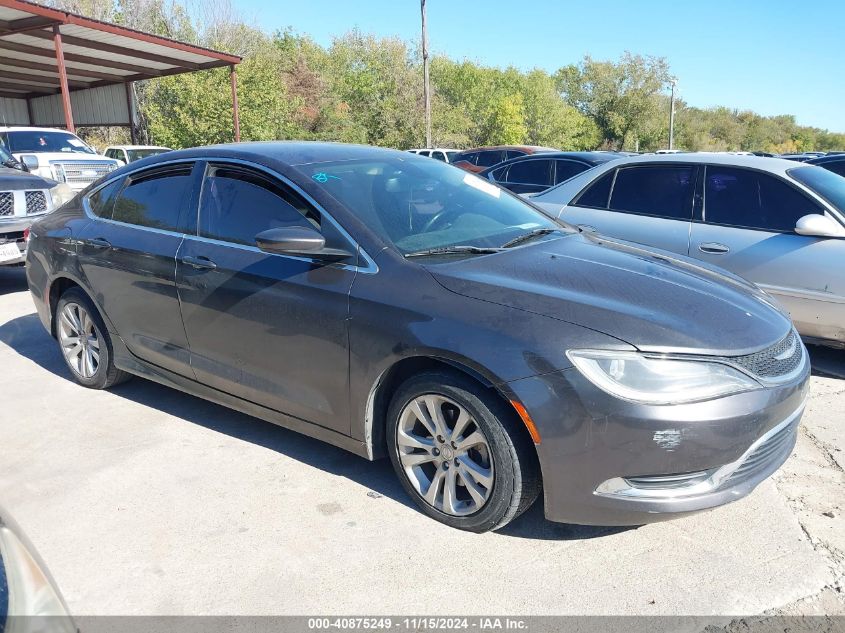 2016 Chrysler 200 Limited VIN: 1C3CCCAB1GN131297 Lot: 40875249