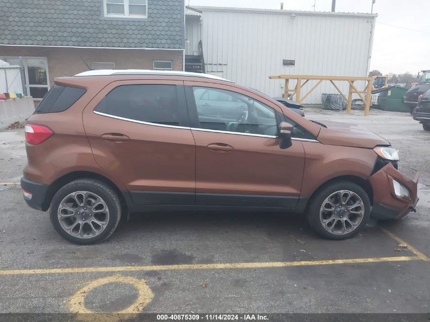 2018 Ford Ecosport Titanium VIN: MAJ6P1WLXJC195804 Lot: 40875309