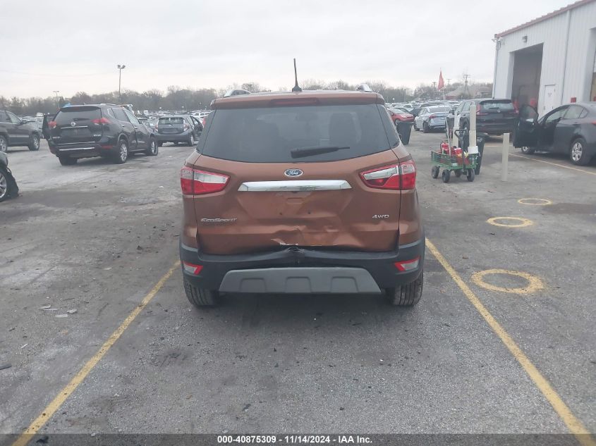 2018 Ford Ecosport Titanium VIN: MAJ6P1WLXJC195804 Lot: 40875309