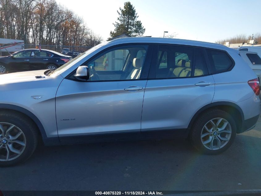 2013 BMW X3 xDrive28I VIN: 5UXWX9C5XD0A31863 Lot: 40875320