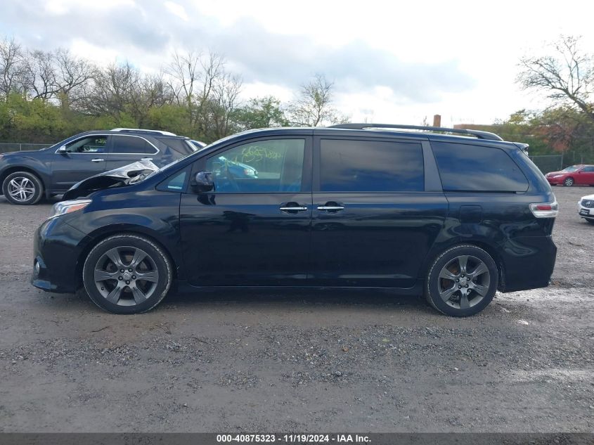 2016 Toyota Sienna Se Premium 8 Passenger VIN: 5TDXK3DC2GS737125 Lot: 40875323