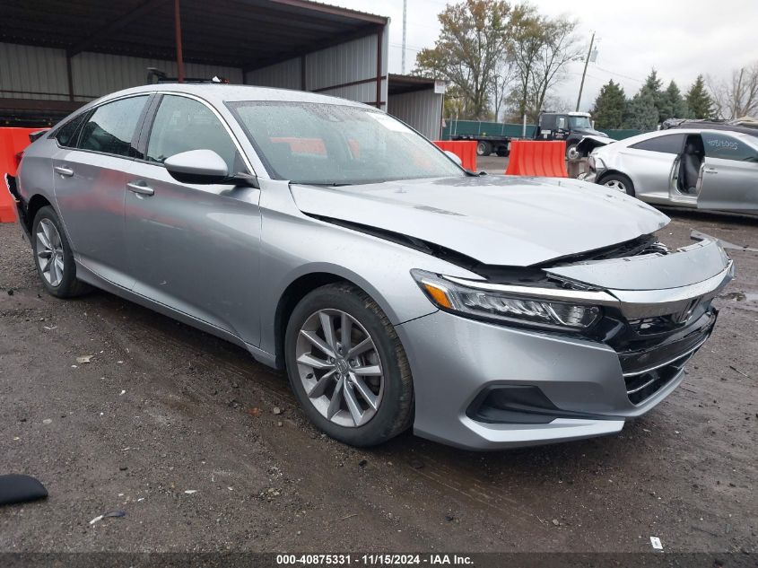 VIN 1HGCV1F16MA110105 2021 Honda Accord, LX no.1