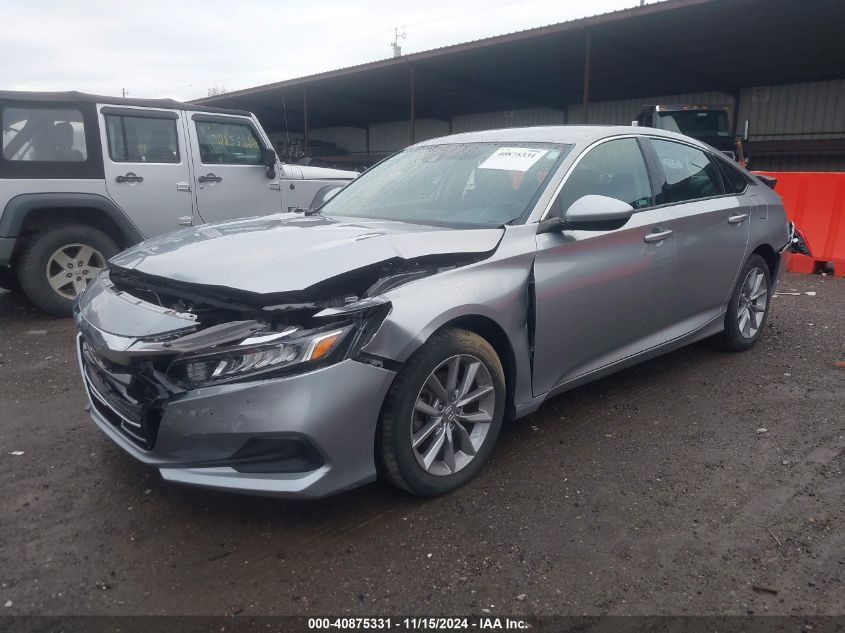 VIN 1HGCV1F16MA110105 2021 Honda Accord, LX no.2