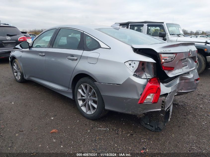 VIN 1HGCV1F16MA110105 2021 Honda Accord, LX no.3