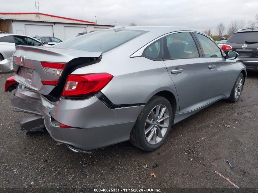 VIN 1HGCV1F16MA110105 2021 Honda Accord, LX no.4