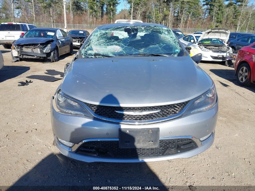 2015 Chrysler 200 C VIN: 1C3CCCEG4FN673949 Lot: 40875352