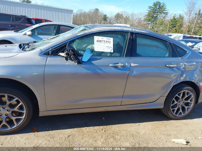 2015 Chrysler 200 C VIN: 1C3CCCEG4FN673949 Lot: 40875352