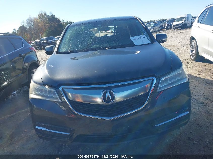 2016 Acura Mdx Technology Entertainment Packages/Technology, Entertainment Acurawatch Plus Packages VIN: 5FRYD4H60GB021982 Lot: 40875379