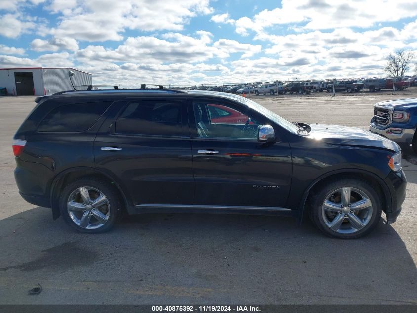 2012 Dodge Durango Citadel VIN: 1C4RDJEGXCC252641 Lot: 40875392