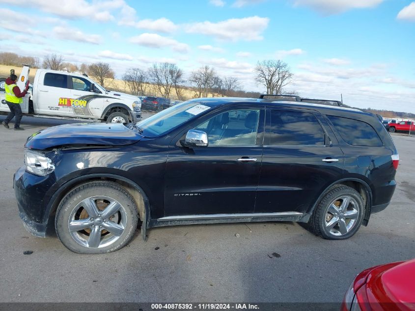 2012 Dodge Durango Citadel VIN: 1C4RDJEGXCC252641 Lot: 40875392