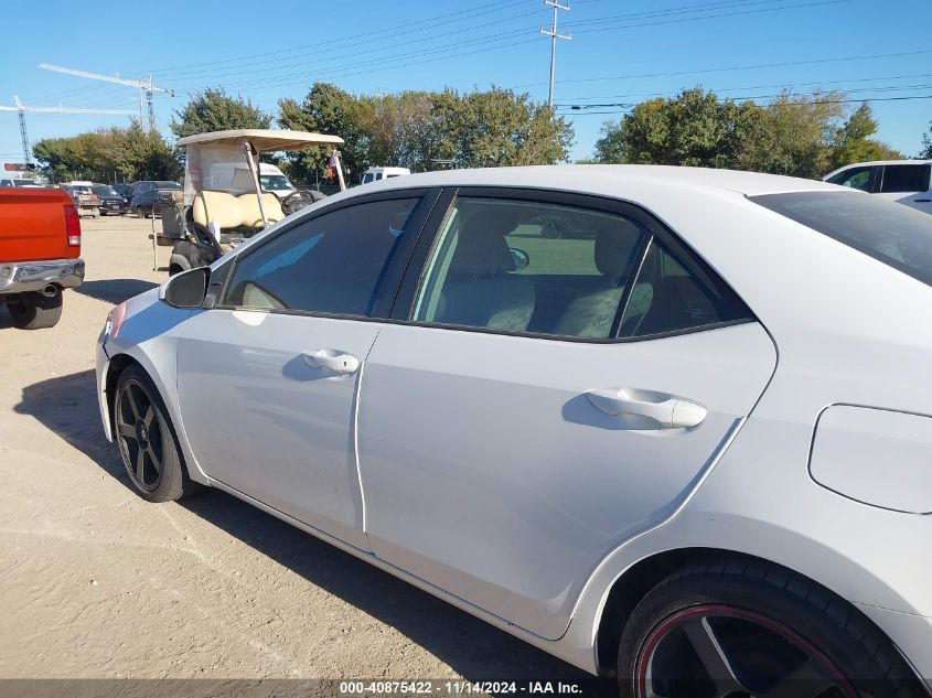 2016 Toyota Corolla Le VIN: 2T1BURHE6GC559926 Lot: 40875422