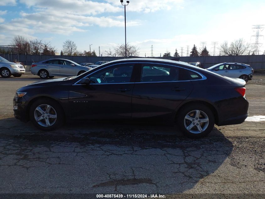 2022 Chevrolet Malibu Fwd Ls VIN: 1G1ZB5ST1NF183895 Lot: 40875439