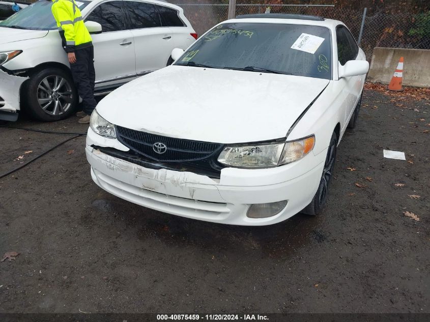 1999 Toyota Camry Solara Sle VIN: 2T1CF28P6XC200051 Lot: 40875459