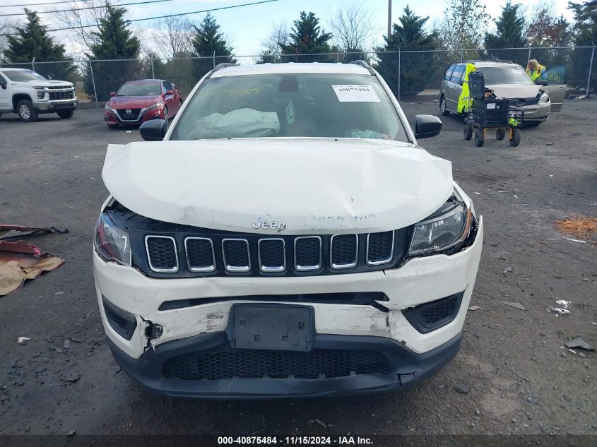 2018 Jeep Compass Sport Fwd VIN: 3C4NJCAB8JT327738 Lot: 40875484