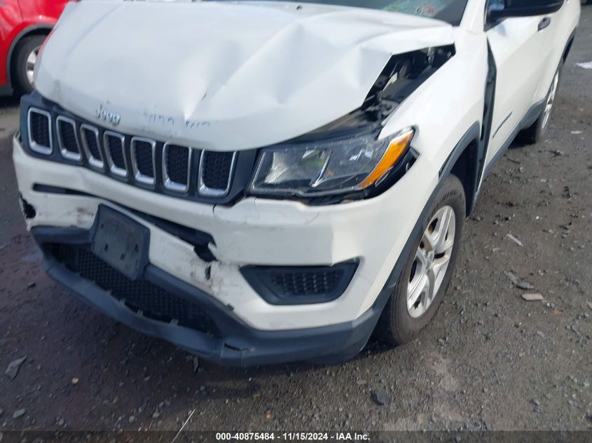 2018 Jeep Compass Sport Fwd VIN: 3C4NJCAB8JT327738 Lot: 40875484