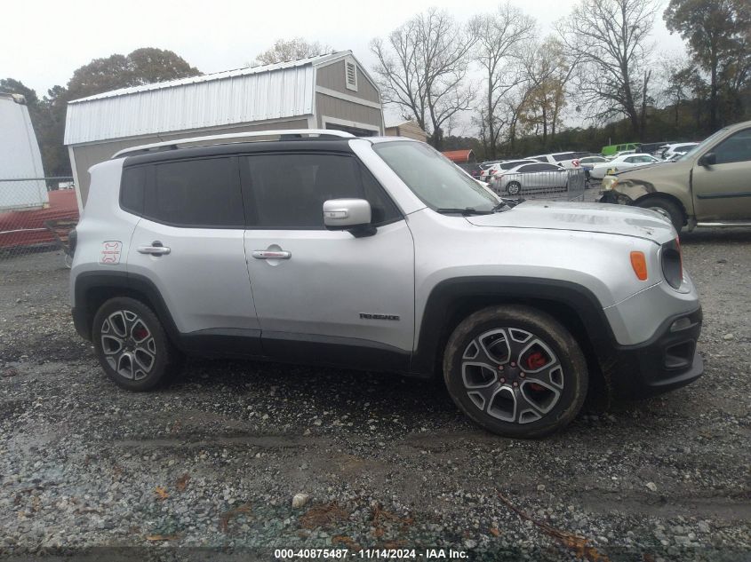 2015 Jeep Renegade Limited VIN: ZACCJADT6FPC28110 Lot: 40875487