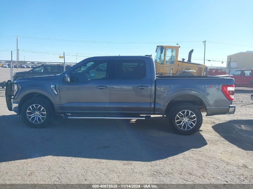 2022 Ford F-150 Lariat VIN: 1FTFW1E54NKD63285 Lot: 40875530