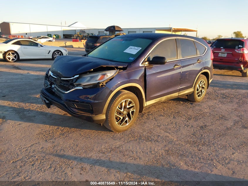 2016 HONDA CR-V VIN: 2HKRM3H47GH534257