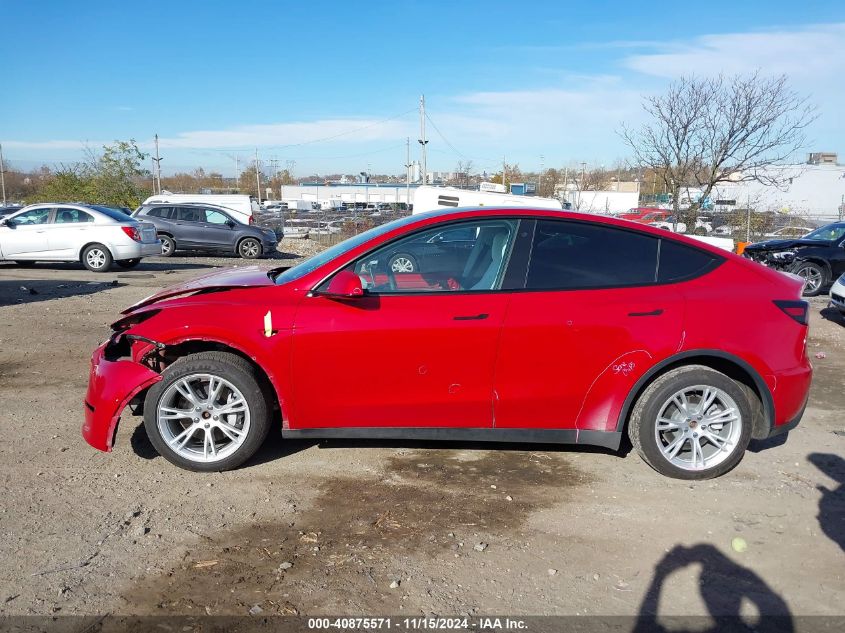 2021 Tesla Model Y Long Range Dual Motor All-Wheel Drive VIN: 5YJYGDEE1MF270646 Lot: 40875571