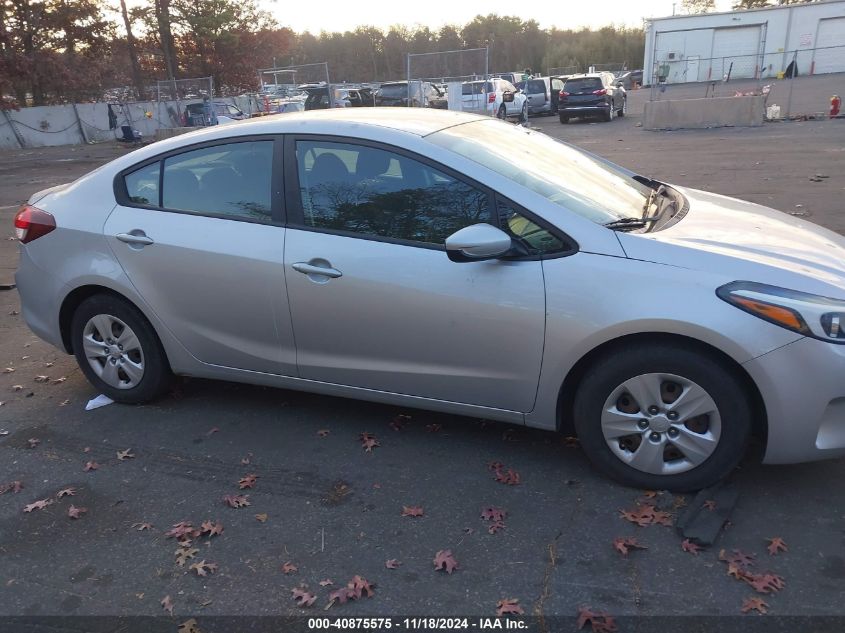 2017 Kia Forte Lx VIN: 3KPFK4A76HE017377 Lot: 40875575