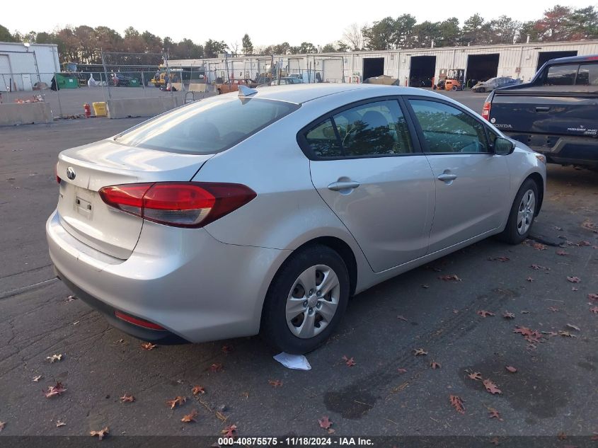 2017 Kia Forte Lx VIN: 3KPFK4A76HE017377 Lot: 40875575