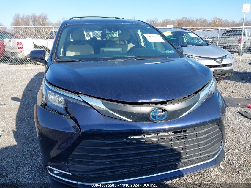 2021 Toyota Sienna Xle VIN: 5TDJRKEC6MS050638 Lot: 40875583