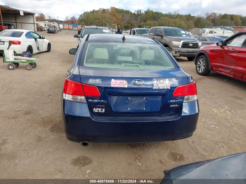 2011 Subaru Legacy 2.5I Limited VIN: 4S3BMBK60B3243688 Lot: 40875586