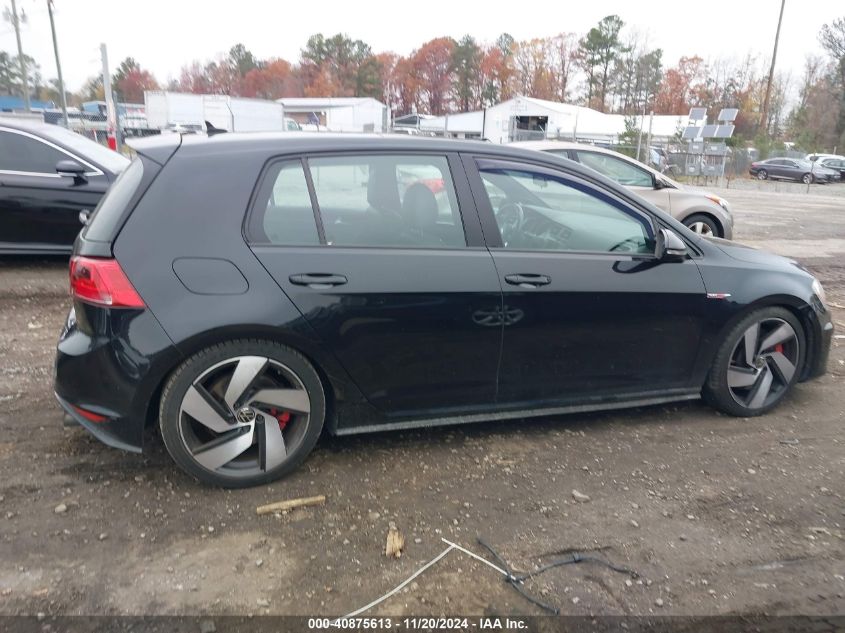 2016 Volkswagen Golf Gti Autobahn W/Performance Package 4-Door VIN: 3VW447AU6GM001545 Lot: 40875613