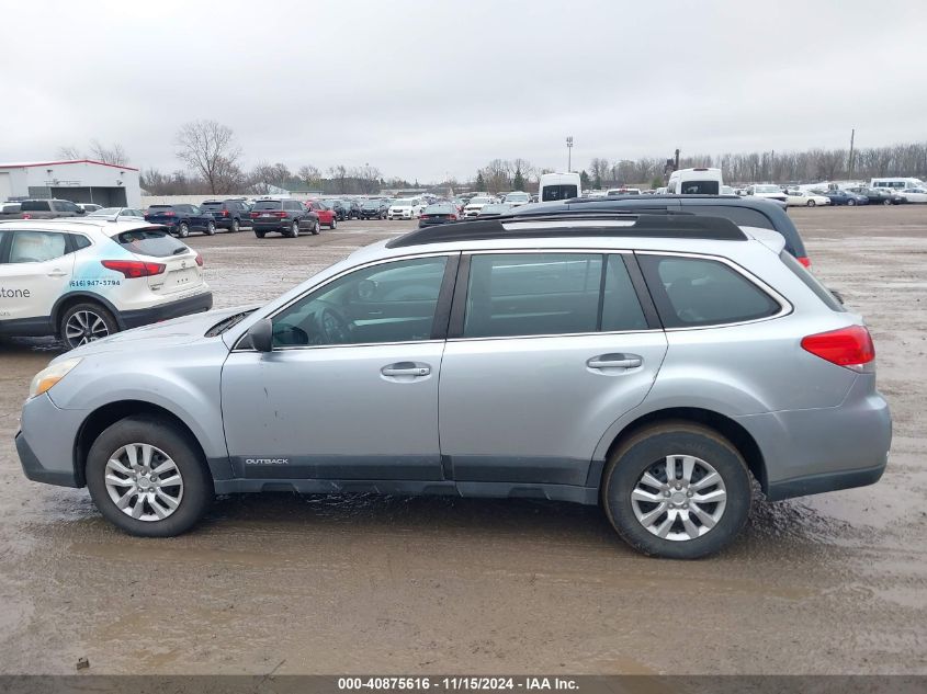 2013 Subaru Outback 2.5I VIN: 4S4BRBAC7D3227706 Lot: 40875616