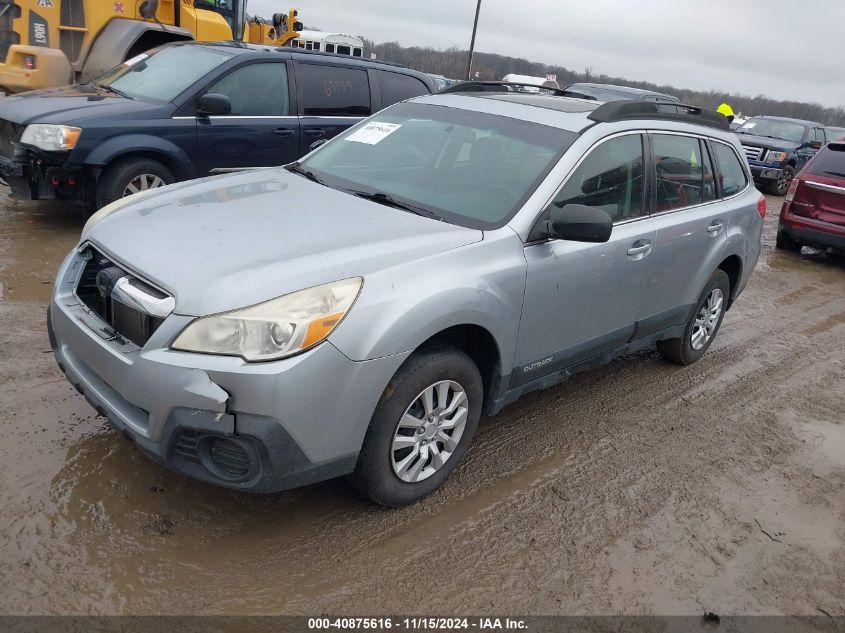 VIN 4S4BRBAC7D3227706 2013 SUBARU OUTBACK no.2