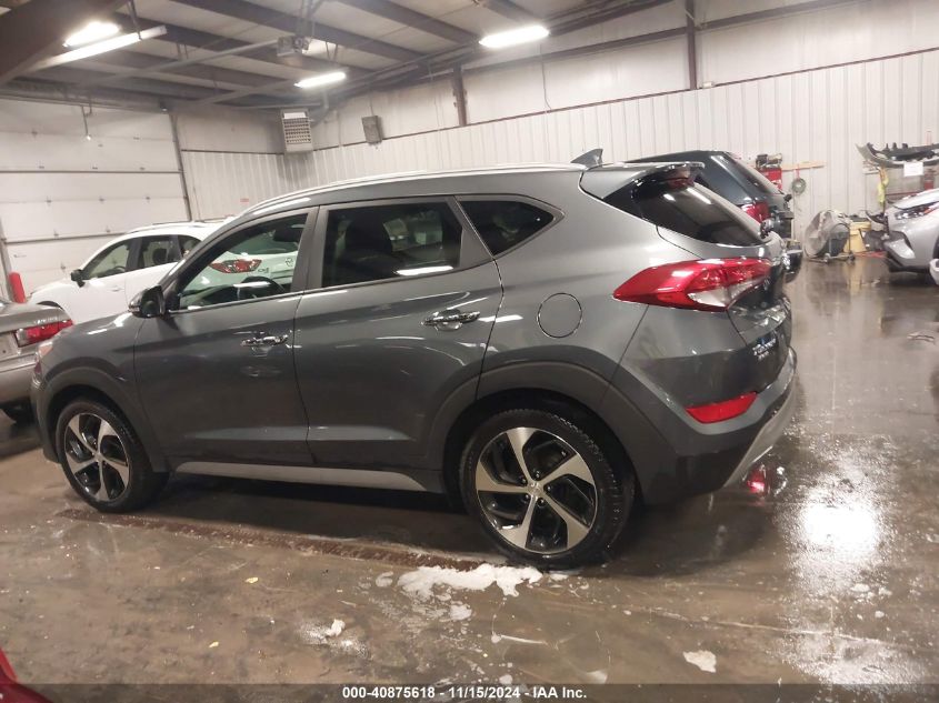 2018 Hyundai Tucson Limited VIN: KM8J3CA21JU763342 Lot: 40875618