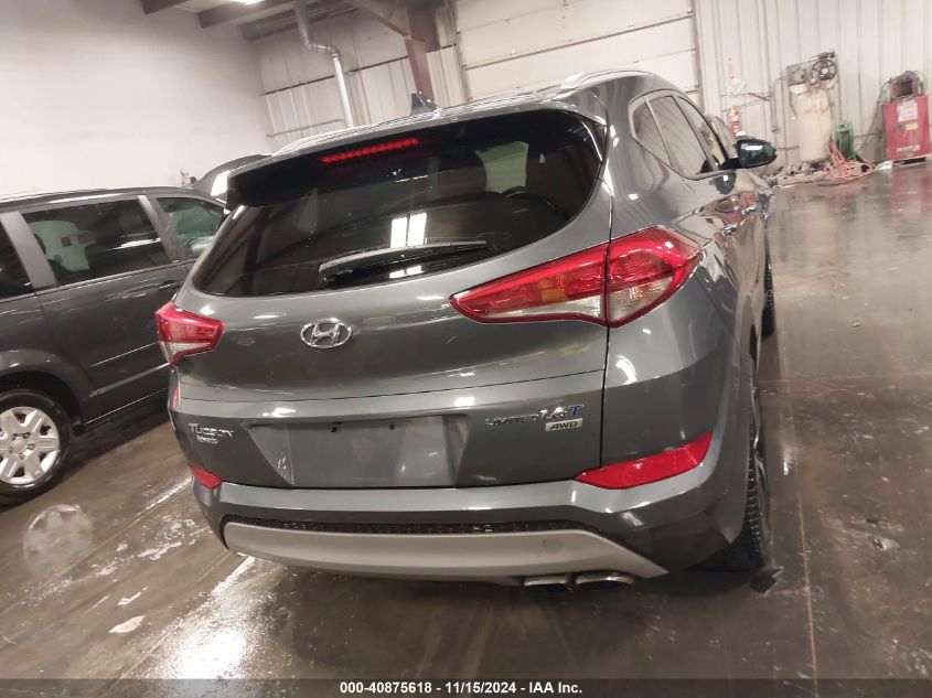 2018 Hyundai Tucson Limited VIN: KM8J3CA21JU763342 Lot: 40875618