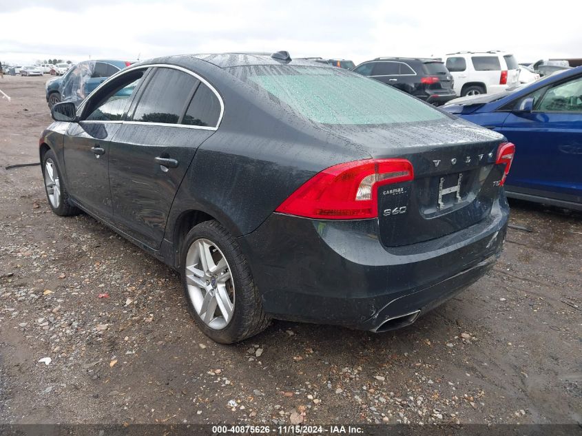 VIN YV126MFK1F1342352 2015 Volvo S60, T5 Premier no.3