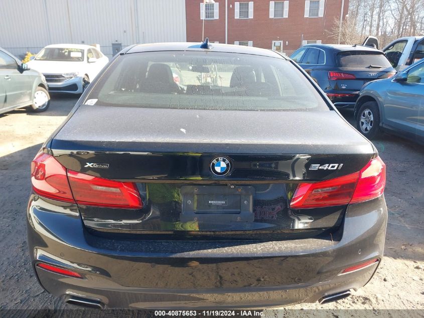 2019 BMW 540I xDrive VIN: WBAJE7C50KWW29552 Lot: 40875653