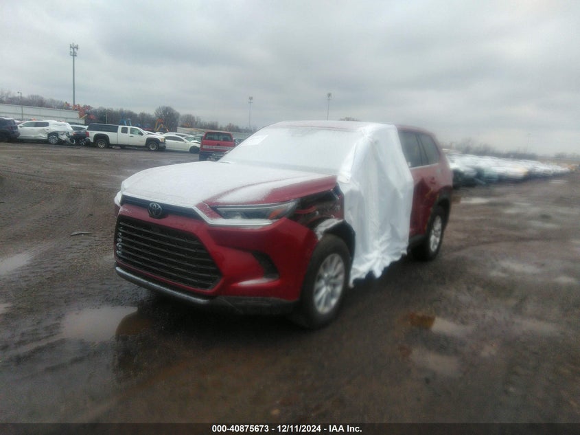 Vin: 5tdaaab51rs037584, lot: 41365336, toyota grand highlander xle 20242