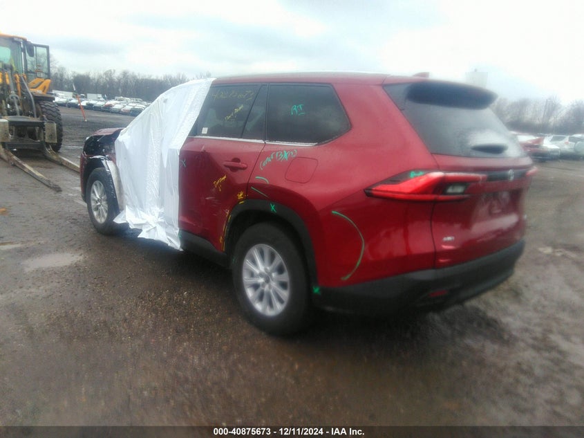 Vin: 5tdaaab51rs037584, lot: 41365336, toyota grand highlander xle 20243